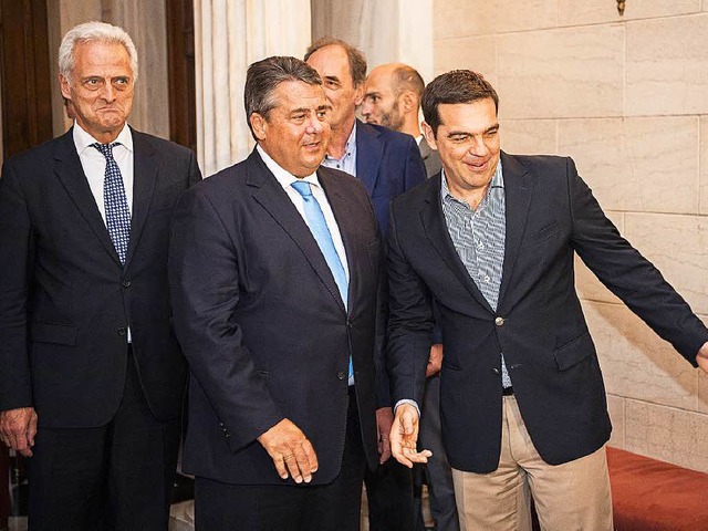 Ramsauer, Gabriel, Tsipras. Was geschah am Rande?  | Foto: dpa