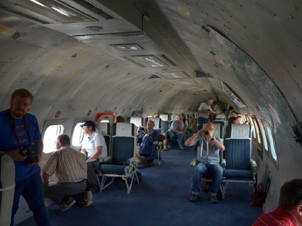 Die Breitling Super Constellation des Schweizer Vereins SCFA zu Gast auf dem Flugplatz Bremgarten