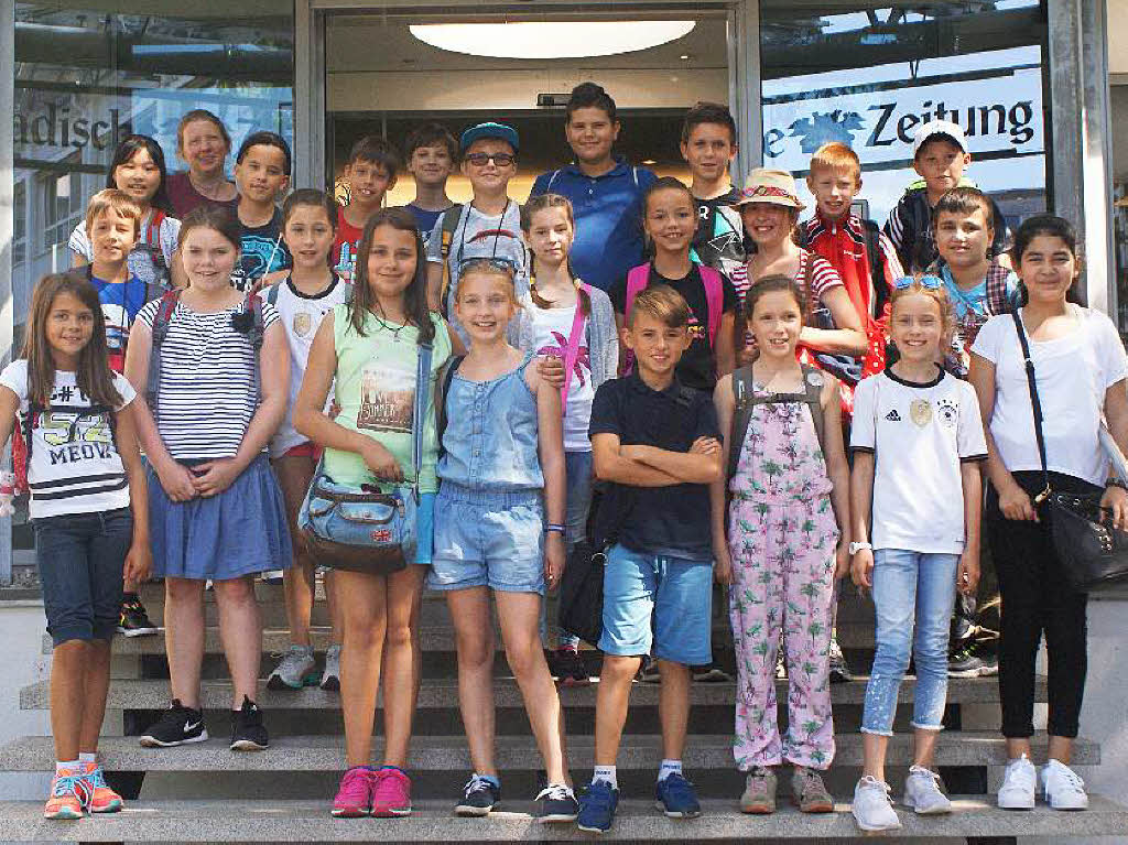 Klasse 4b der Heinrich-Hansjakob-Schule Waldshut