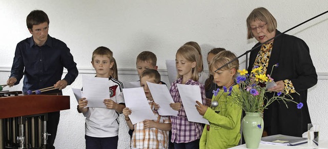 Monika Littau wurde als Dorschreiberin...erte sie die Ergebnisse ihrer Arbeit.   | Foto: Gert Brichta