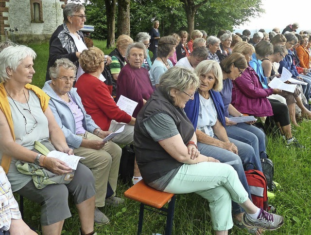 Auf der Hohen Flum kamen alle Frauen zusammen.   | Foto: Privat