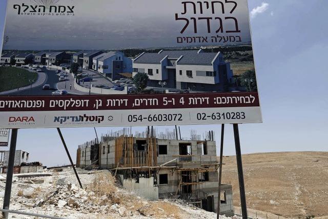 Israel erweitert Siedlungen