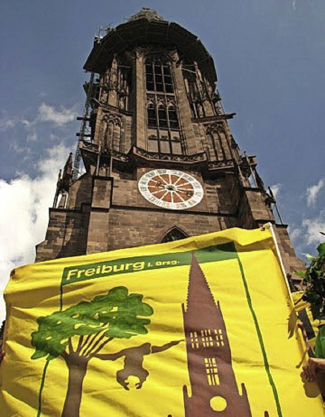 Greenpeace will, das Freiburg noch &#8222;urwaldfreundlicher&#8220; wird.  | Foto: Greenpeace Freiburg