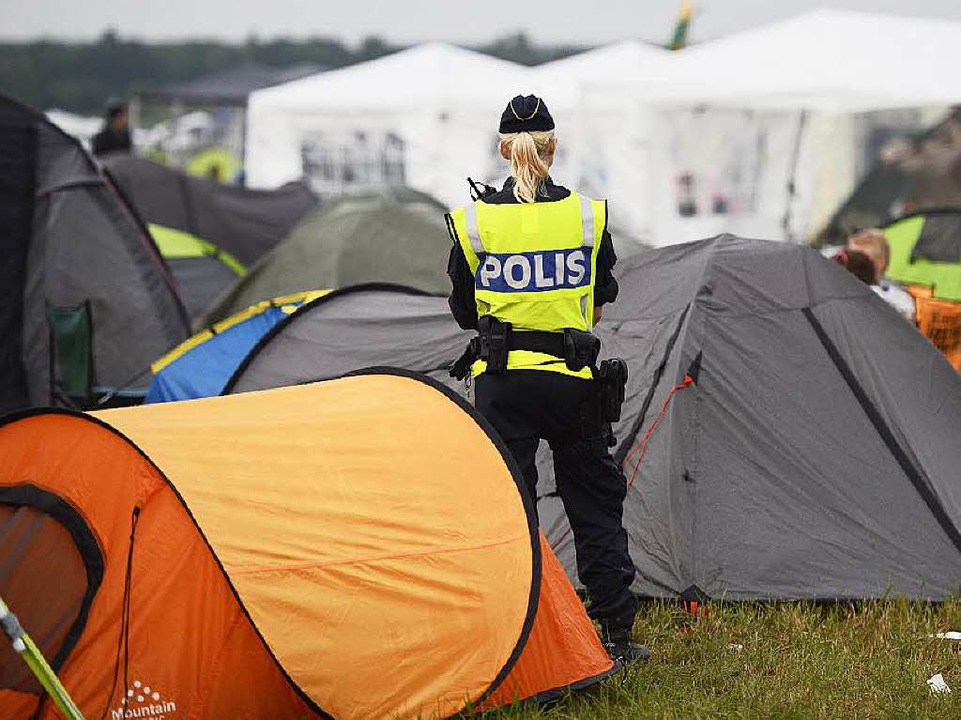 Die Ruhe trgt: Auf Festivals in Schwe...xuellen bergriffen durch Flchtlinge.  | Foto: dpa
