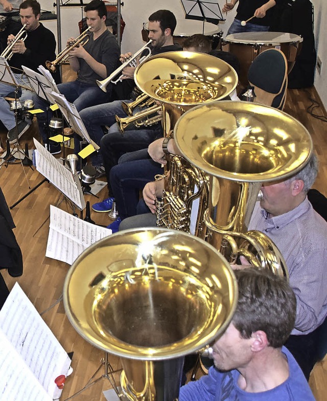 Das tiefe Blech im Musikverein  kann z... modernem Schallschutz  ausgestattet.   | Foto: Sarah Nltner