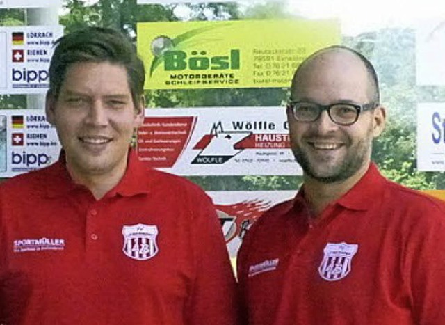 Neues Duo in der Sportlichern Leitung: Steffen Schramm und Martin Amuth.   | Foto: FVLB