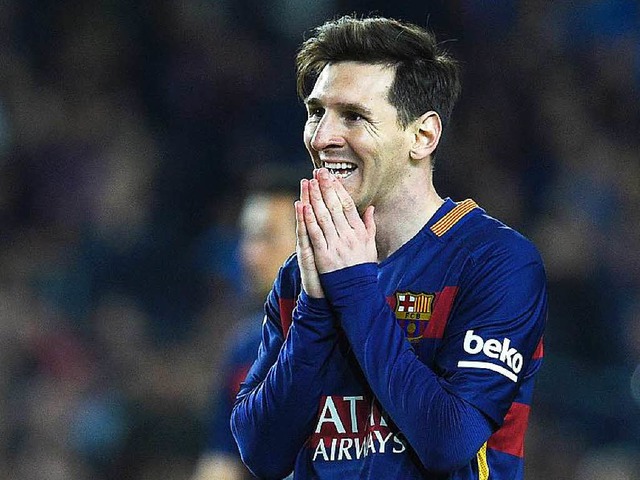 Dumm gelaufen: Lionel Messi  | Foto: AFP
