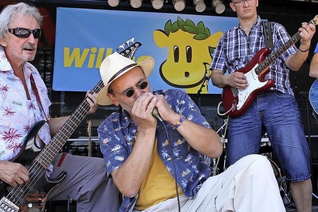 Mit der Band Smoke Generation im Rahmen des Flohmarktes in Waldshut