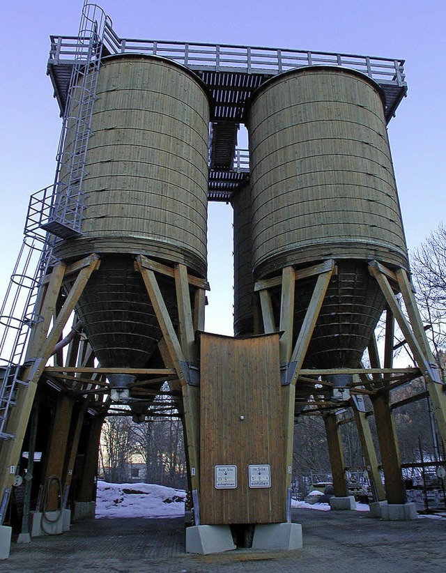 Salzsilo der Straenmeisterei Schnau.   | Foto: Wieschenkmper