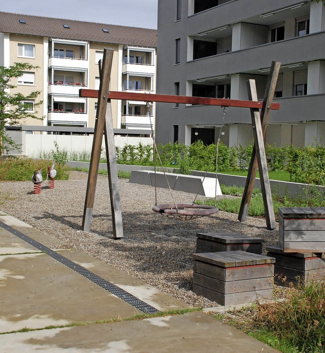 Frher wie heute ein Markenzeichen der...etonplatten im Wechsel mit Kiesflchen  | Foto: Maja Tolsdorf