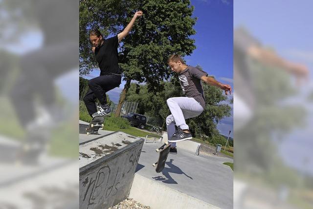 Offizielle Einweihung des Skaterparks in Windschlg