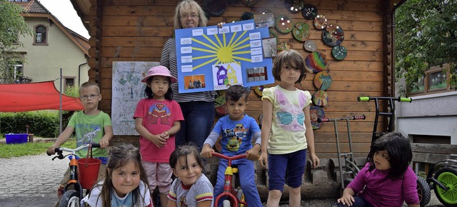 Kindergartenleiterin Marga Lederle zei...des Projekts &#8222;Kita plus&#8220;.   | Foto: Ulrike Jger
