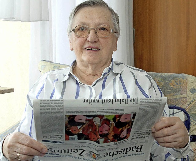 Dora Waldhecker, die Grande Dame der Offenburger SPD.   | Foto: Archivfoto: Heck