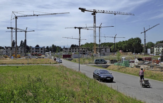 Das Neubaugebiet Seidenfaden schiet d...r der Georg-Monsch-Schule zugeordnet.   | Foto: Seller