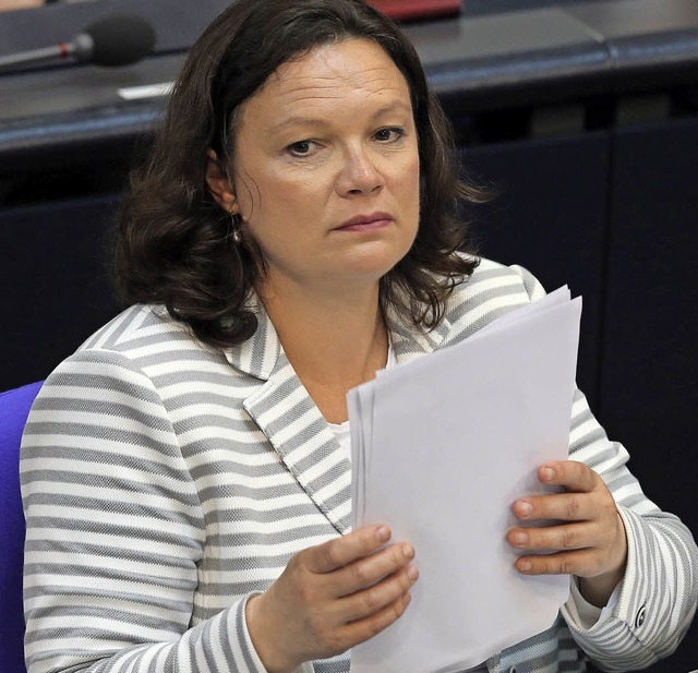 Sozialministerin Andrea Nahles   | Foto: dpa