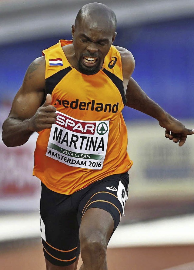 Churandy Martina ist richtig schnell.   | Foto: dpa