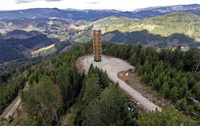 Der Buchkopfturm erffnet weite Panoramablicke.  | Foto:  Renchtal-Tourismus
