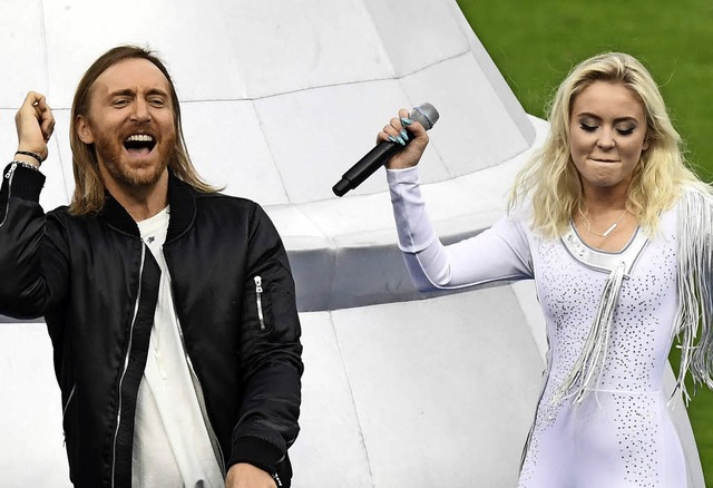 Guetta (li.) und Larsson   | Foto: AFP