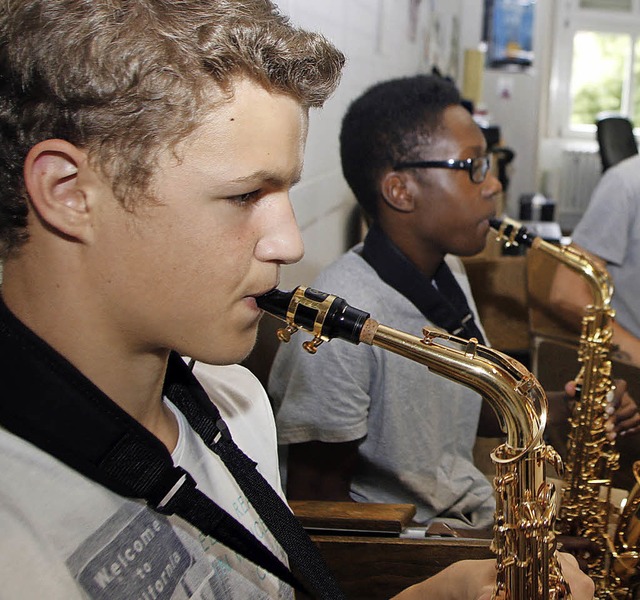 Erst Workshop, dann  Konzert beim Big-Band-Projekt am Samstag.   | Foto: Heidi Fssel