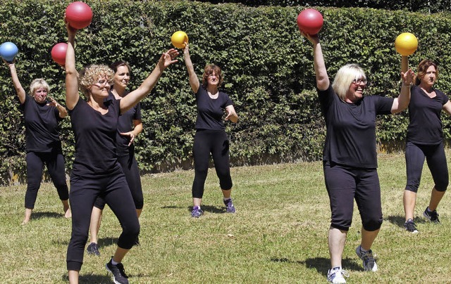 Turnbungen  wurden beim Turnfest des TV Dinglingen ebenfalls gezeigt.   | Foto: Heidi Fssel