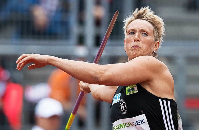 Darf zum vierten Mal zu Olympischen Spielen: Christina Obergfll  | Foto: dpa