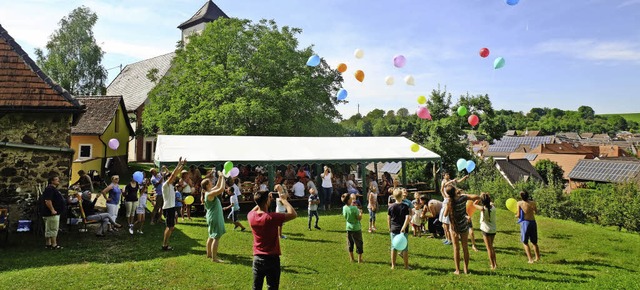 Gelebte Integration: Beim Fest der Kulturen in Broggingen hatten alle viel Spa.  | Foto: Privat