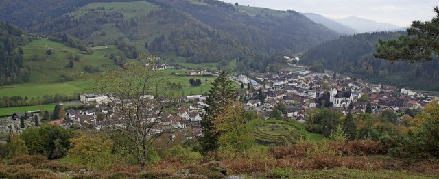 Blick auf Schnau von der Wallgrabenan..., die weiter erforscht werden msste.   | Foto: Wehrle