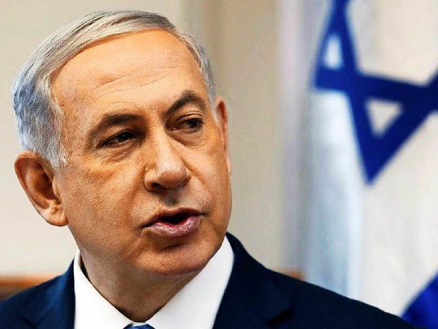 Lobt das neue NGO-Gesetz: Israels Premier Benjamin Netanjahu   | Foto: AFP
