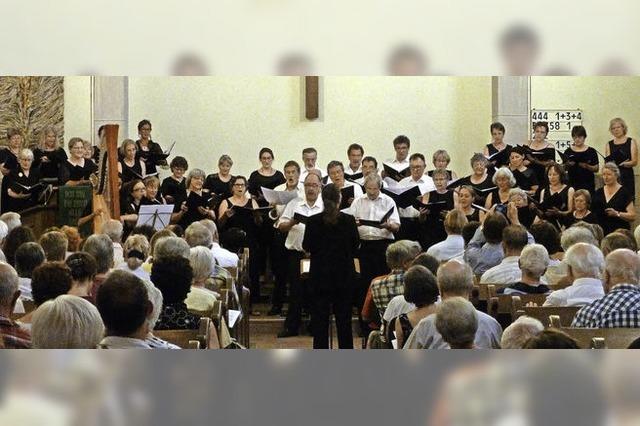 Konzert der Kantorei in Kenzingen