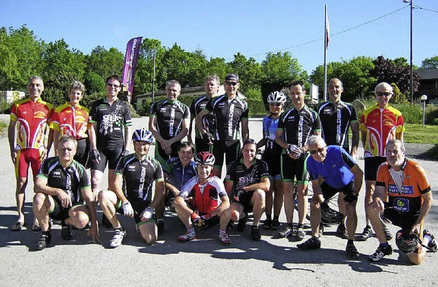 Der RSV Herbolzheim war bei der  Radsp...den vom Cyclo-Club Sisteron unterwegs.  | Foto: Privat