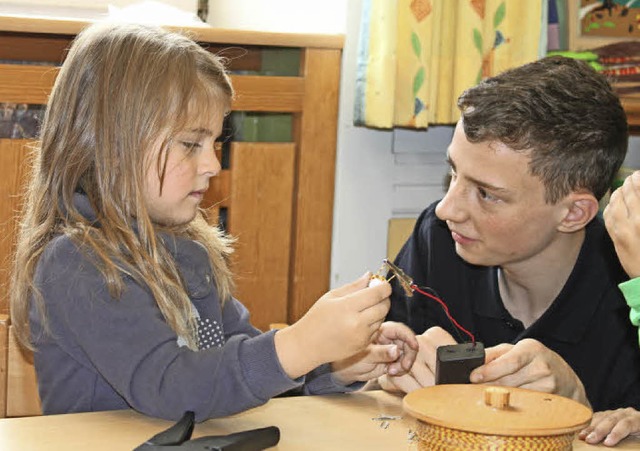 Bei Technolino erfahren Vorschulkinder...r der Kooperationsfirmen interessant.   | Foto: m. Weishaar