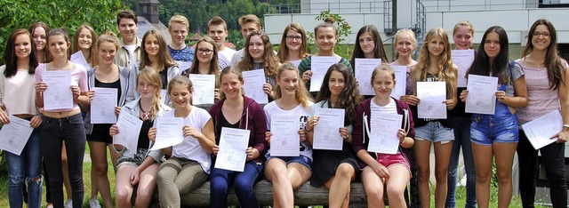 26 Schler der Frstabt-Gerbert-Schule...l anerkannte DELF-Prfung vorbereitet.  | Foto: Privat