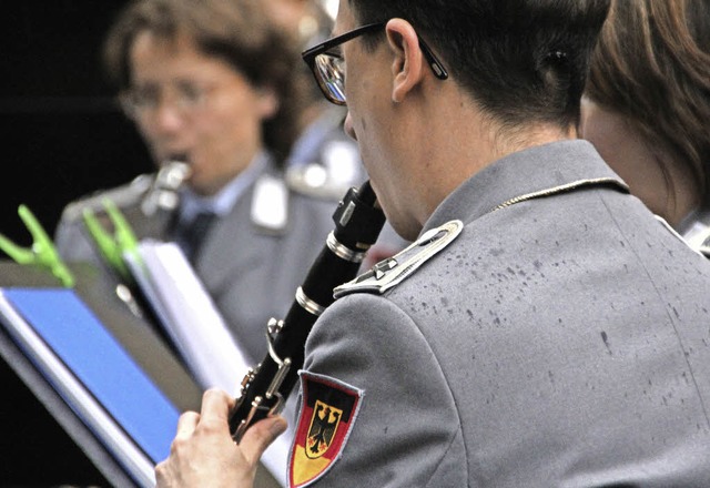 Aus der Mnsterstadt angereist, hat si...lten Benefizkonzert tapfer geschlagen.  | Foto: Sabine Model