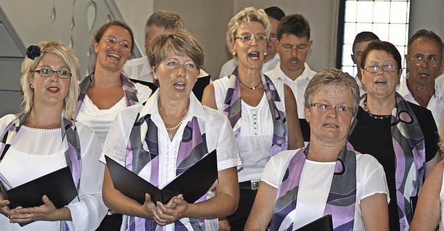 Sommerkonzert in der Peterskirche: Bes...er Gesangverein Hasel. Foto: Ines Bode  | Foto: Ines Bode