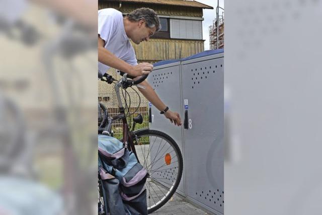 Das Projekt Fahrradboxen kommt gut an