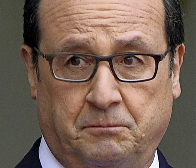 Prsident Franois Hollande (oben) und Emmanuel Macron   | Foto: AFP