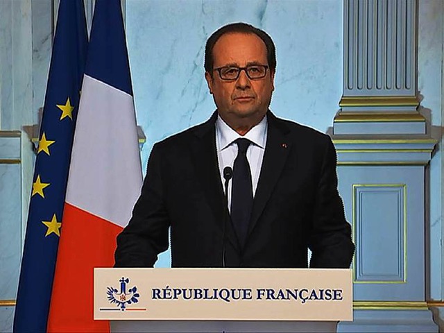 Prsident Franois Hollande bezeichnete die Tat als &quot;terroristisch&quot;.  | Foto: AFP