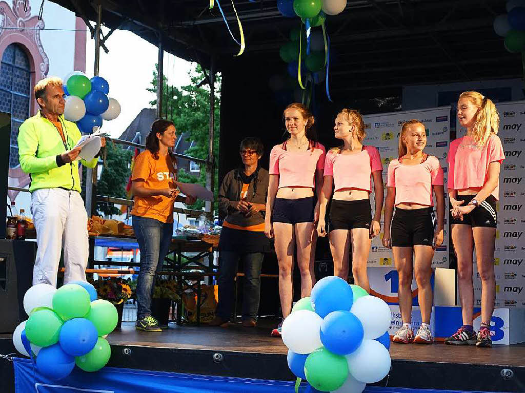 Die "Running-Queens" belegten den ersten Platz beim Staffel-Lauf.