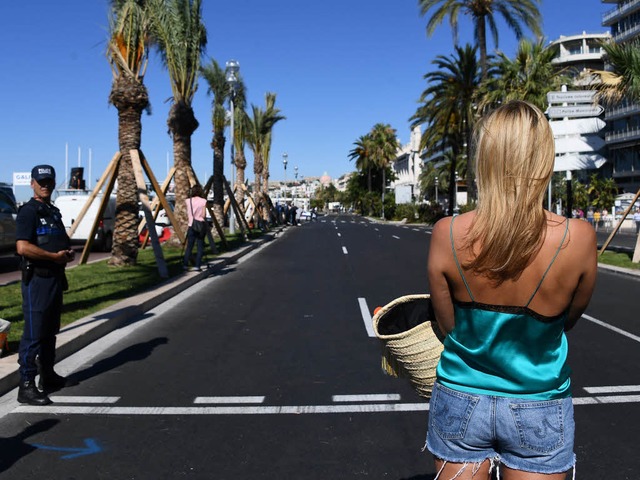 Die Promenade des Anglais am Tag danach.  | Foto: AFP