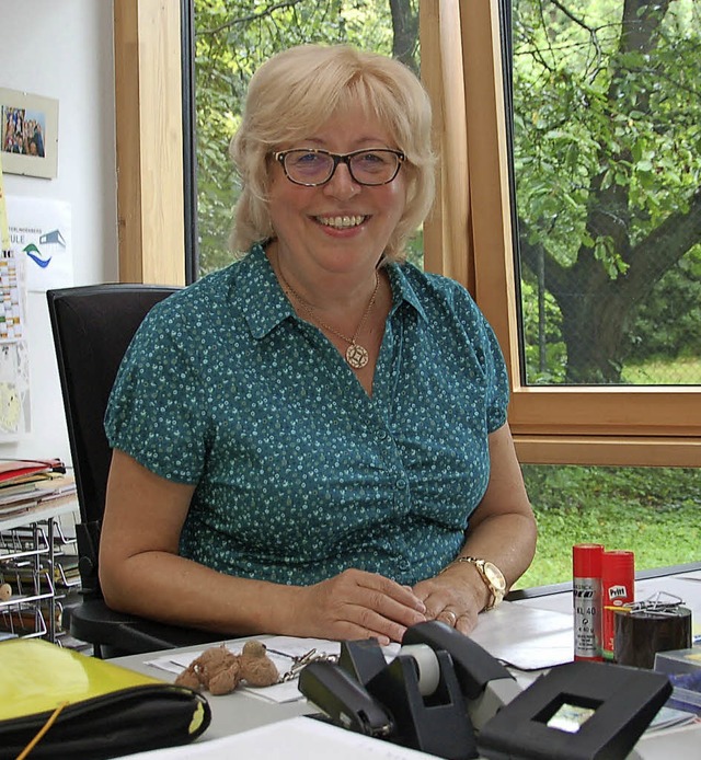 Die Rektorin Ursula Horny geht in den  Ruhestand.   | Foto: Wolfgang Beck