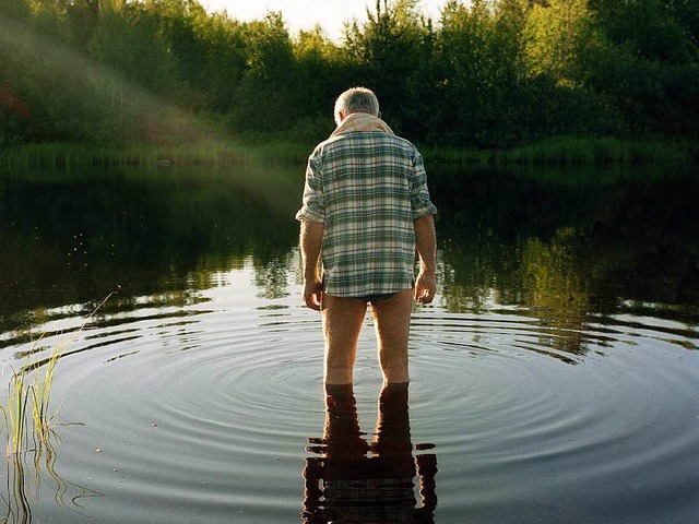 Morgenwsche: Der Jensei in einem kleinen See whrend seiner Finnlandtour  | Foto: Thomas Straub