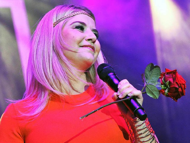 Beatrice Egli beim Sommersound-Festival in Schopfheim.  | Foto: Wolfgang Scheu