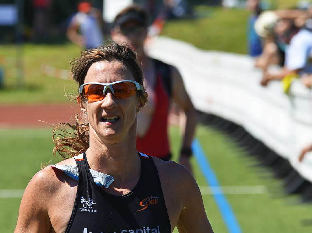 Kraftprobe in drei Akten: Impressionen vom Freiburg-Triathlon rund um den Seepark.