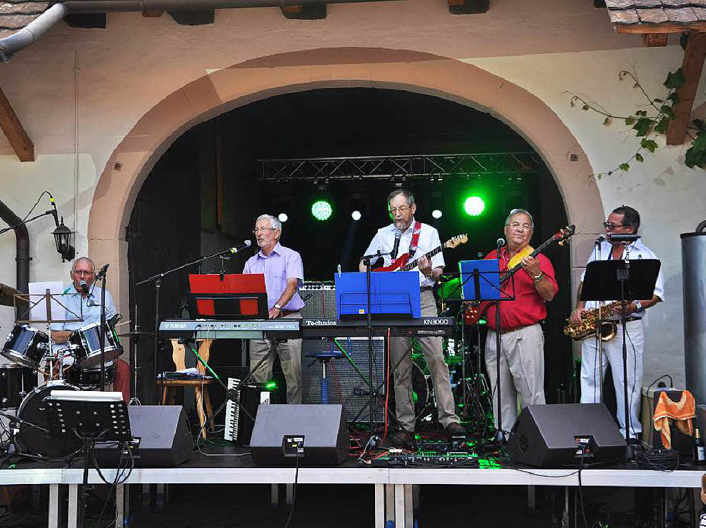 Das Revival der Wettelbrunner Reeperbahn-Combo mit (von links) Frieder Kreiner, Herbert Ernst, Egbert Keller, Karl Ernst Kettner und Gnter Haas