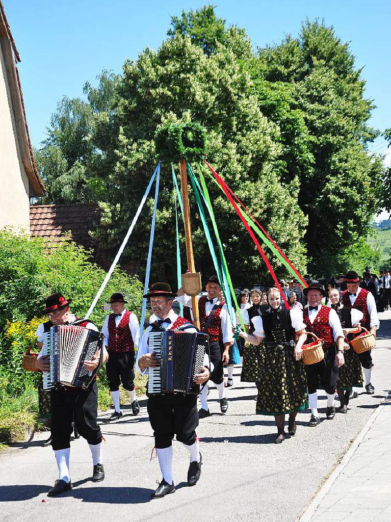 Bei einer Markgrfler Hochzeit drfen Musik und Tanzgruppen nicht fehlen.