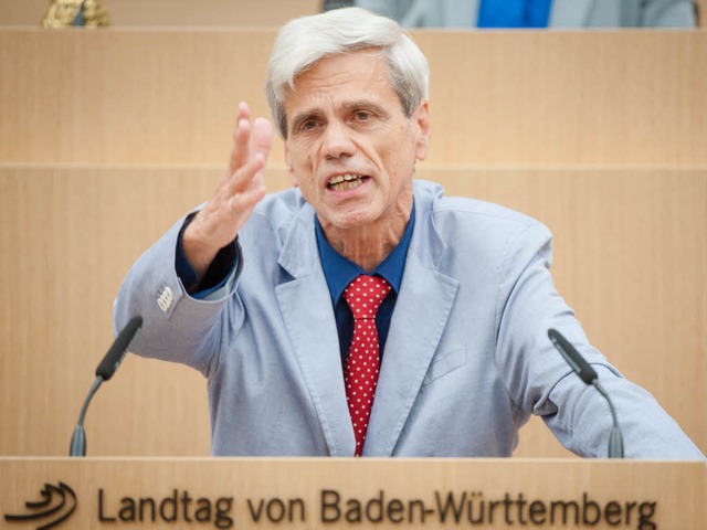 Der Abgeordnete Wolfgang Gedeon im Lan...Parteiausschlussverfahren eingeleitet.  | Foto: dpa