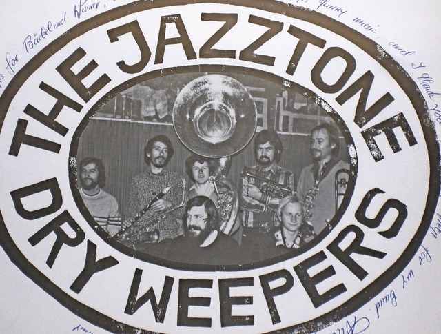 Handgenhrtes  Plattencover der Jazztone Dry Weepers aus den 1970er Jahren.  | Foto: zvg