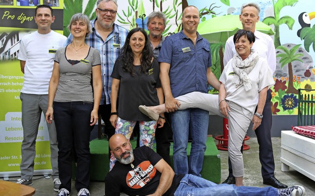 Das Team vom Verein &#8222;Pro Digno&#...iern zehn Jahre &#8222;Rssle&#8220;.   | Foto: Katharina Bartsch