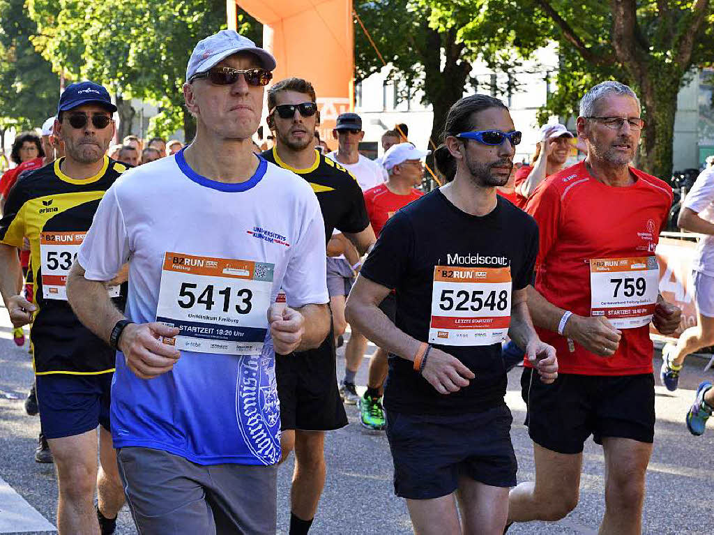 Der B2Run in Freiburg.