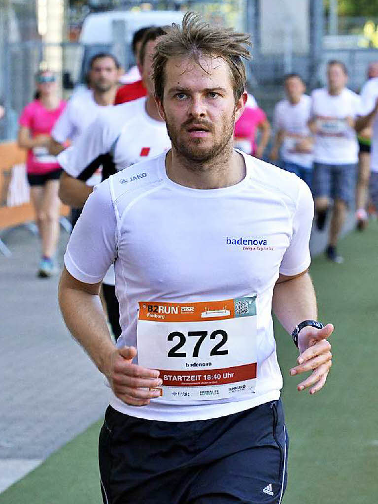 Der B2Run in Freiburg.